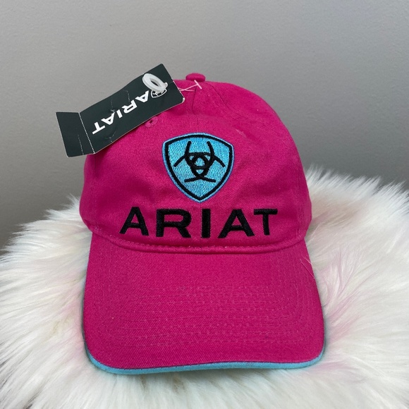 pink ariat hat